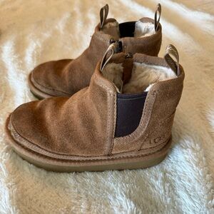UGG Toddler Neumal Chelsea Brown Suede Boots Size 10